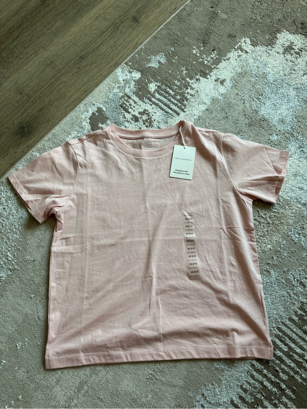 Classic Short Sleeve Tee - Light Pink NWT size XS